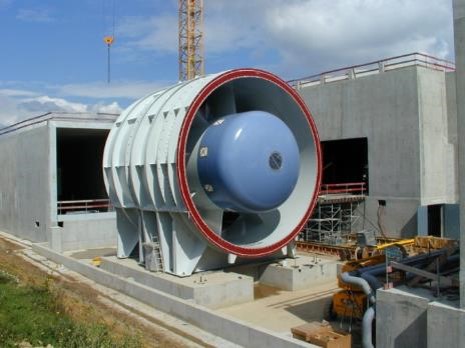 Wind tunnel fans